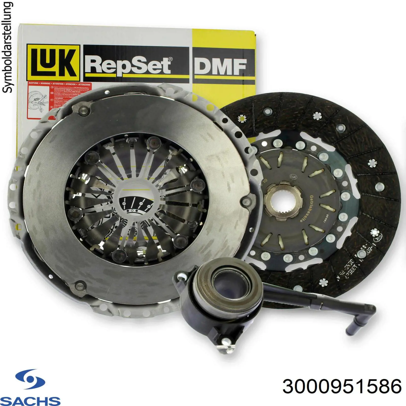 3000951586 Sachs Zestaw sprzęgła (3 części)