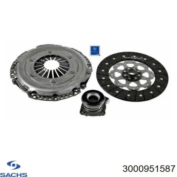 3000 951 587 Sachs zestaw sprzęgła (3 części)