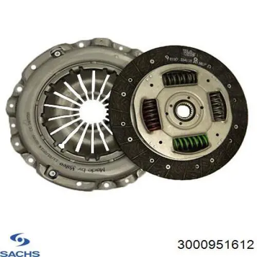 3000951612 Sachs Zestaw sprzęgła (3 części)