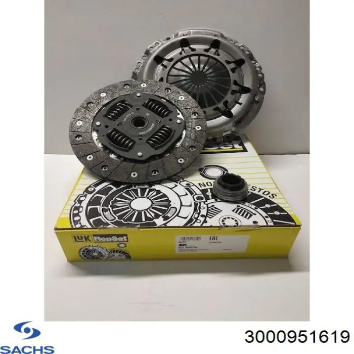 3000 951 619 Sachs zestaw sprzęgła (3 części)