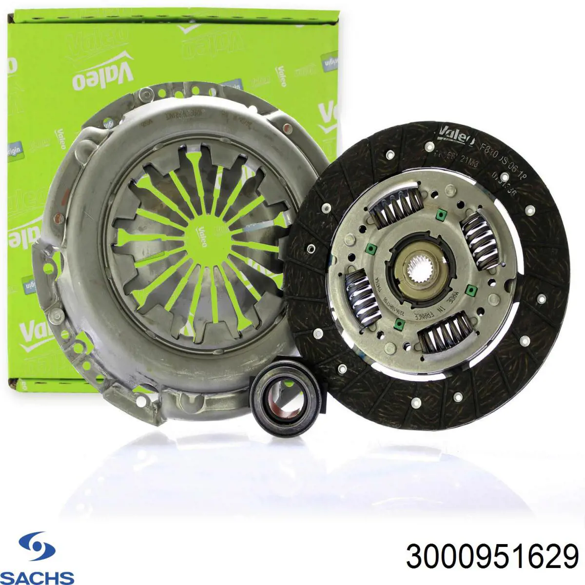 Zestaw sprzęgła (3 części) Sachs 3000951629 cena, od 378,38 USD