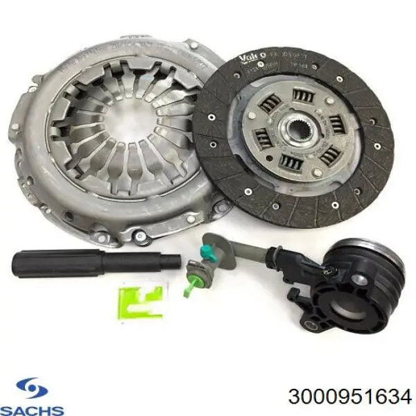 3000951634 Sachs Zestaw sprzęgła (3 części)