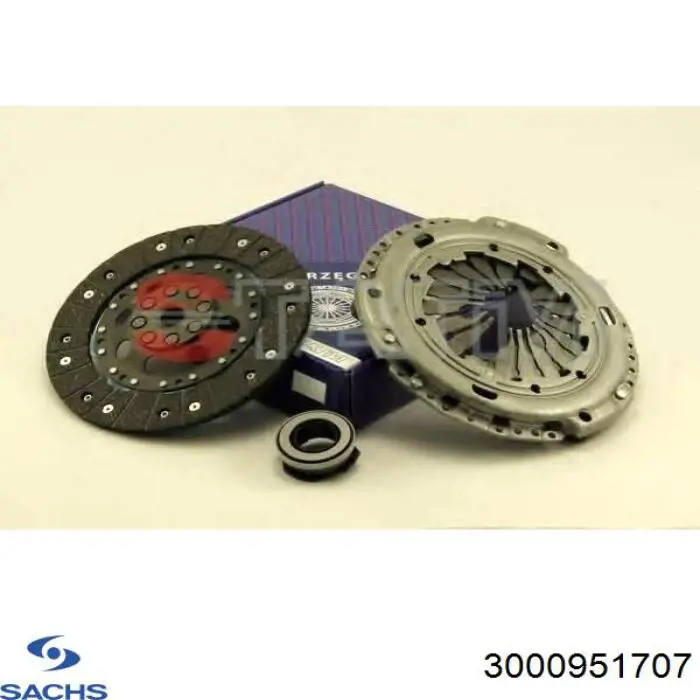 Zestaw sprzęgła (3 części) Sachs 3000951707 cena, od 150,11 USD
