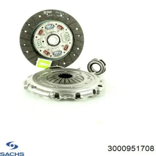 Do koszyka 3000951708 Sachs Zestaw sprzęgła (3 części)