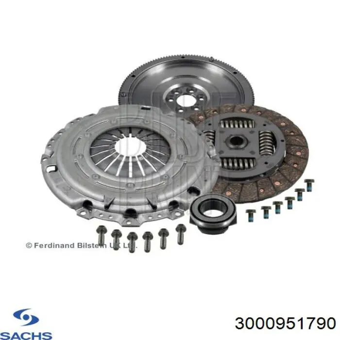 Do koszyka 3000951790 Sachs Zestaw sprzęgła (3 części)