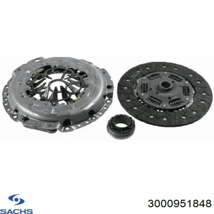 Do koszyka 3000951848 Sachs Zestaw sprzęgła (3 części)