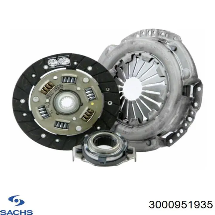 3000951935 Sachs Zestaw sprzęgła (3 części)