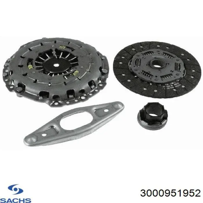 Zestaw sprzęgła (3 części) Sachs 3000951952 cena, od 336,49 USD