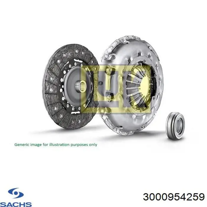 3000954259 Sachs Zestaw sprzęgła (3 części)