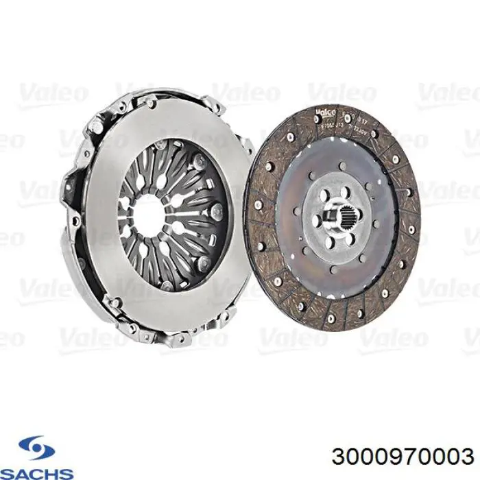 Zestaw sprzęgła (3 części) Sachs 3000970003 cena, od 194,39 USD