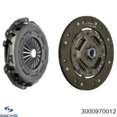 3000970012 Sachs Zestaw sprzęgła (3 części)