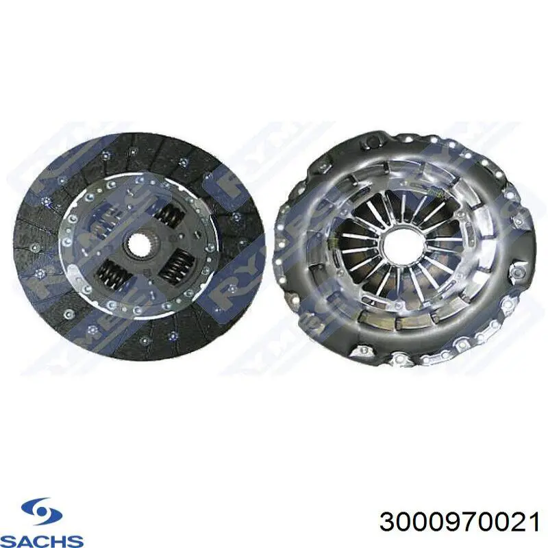 3000970021 Sachs Zestaw sprzęgła (3 części)