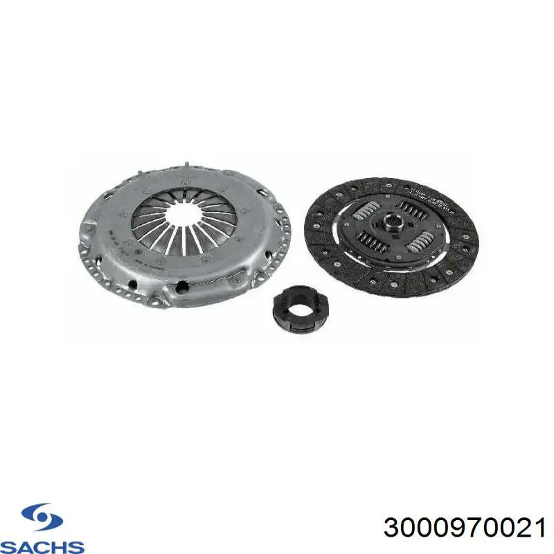 Zestaw sprzęgła (3 części) Sachs 3000970021