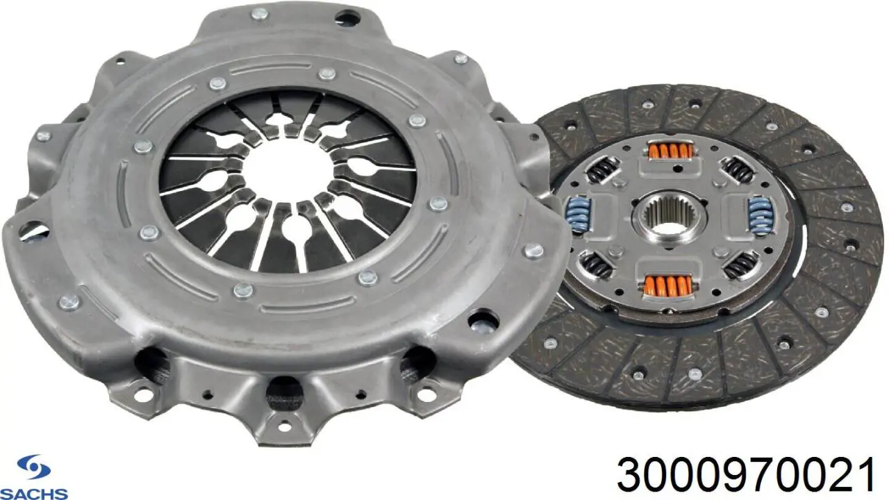 Zestaw sprzęgła (3 części) Sachs 3000970021 cena, od 136,75 USD