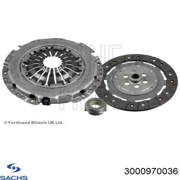 Zestaw sprzęgła (3 części) Sachs 3000970036 cena, od 159,72 USD