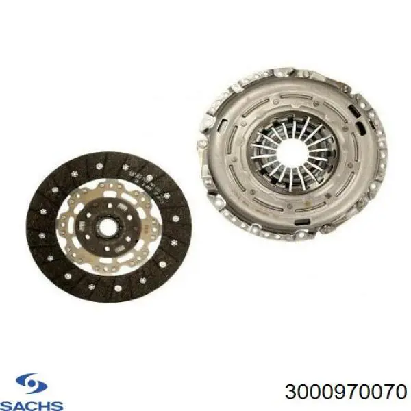 Zestaw sprzęgła (3 części) Sachs 3000970070 cena, od 219,64 USD