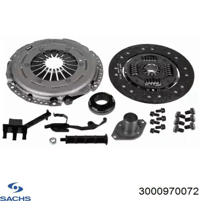 3000 970 072 Sachs zestaw sprzęgła (3 części)