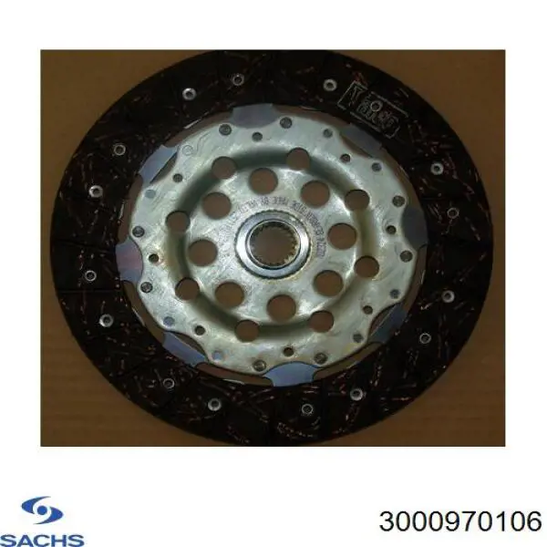 Zestaw sprzęgła (3 części) Sachs 3000970106 cena, od 121,62 USD