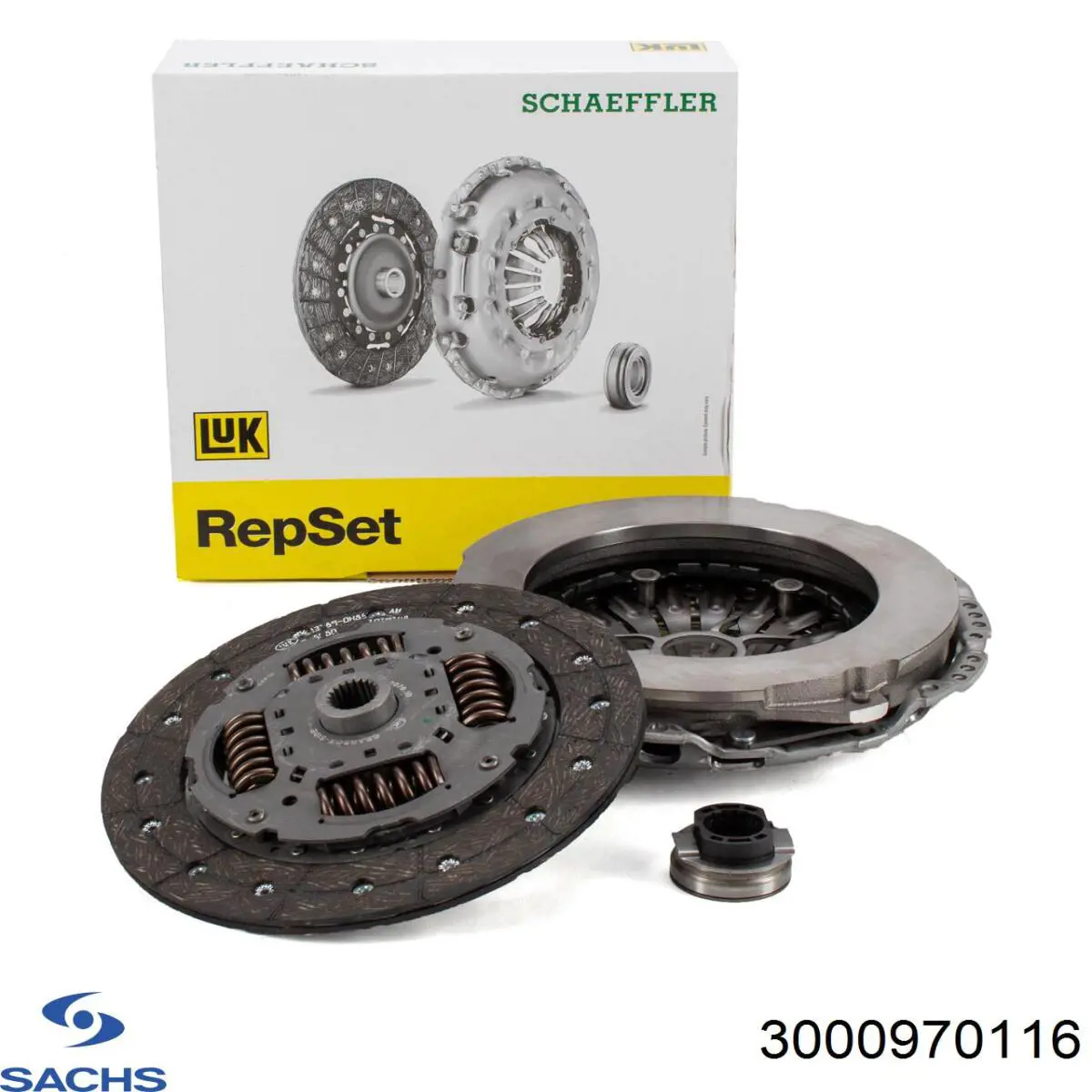 3000970116 Sachs Zestaw sprzęgła (3 części)