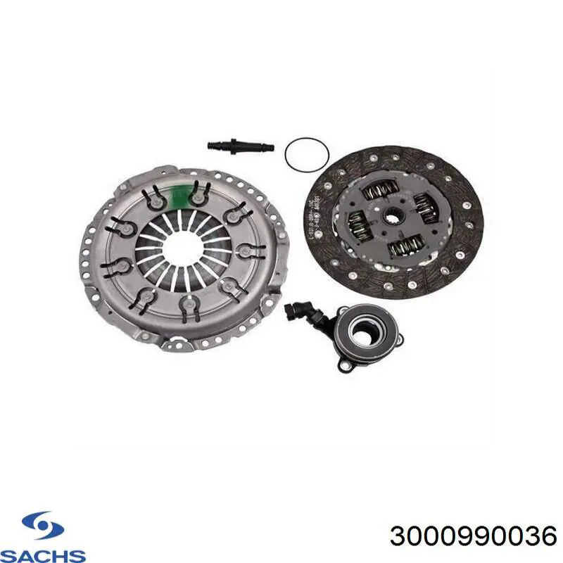 Zestaw sprzęgła (3 części) Sachs 3000990036 cena, od 179,38 USD