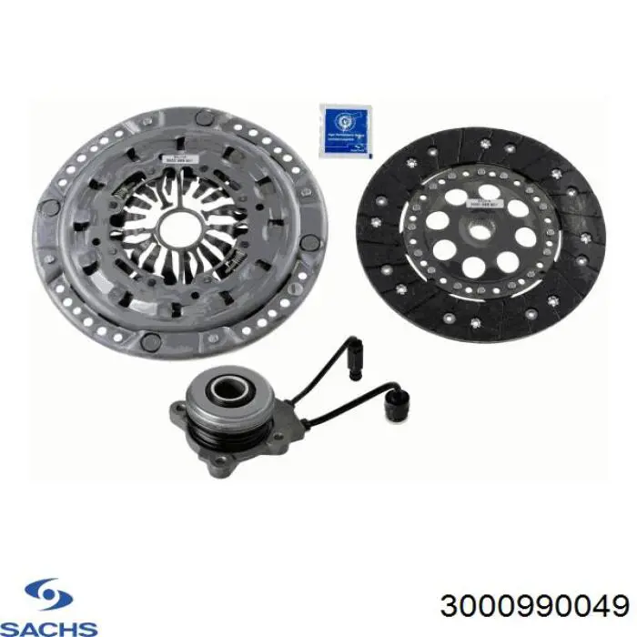 Zestaw sprzęgła (3 części) Sachs 3000990049 cena, od 405,00 USD