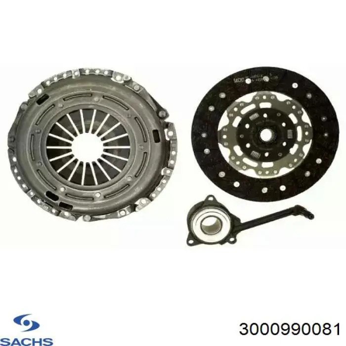 3000990081 Sachs Zestaw sprzęgła (3 części)