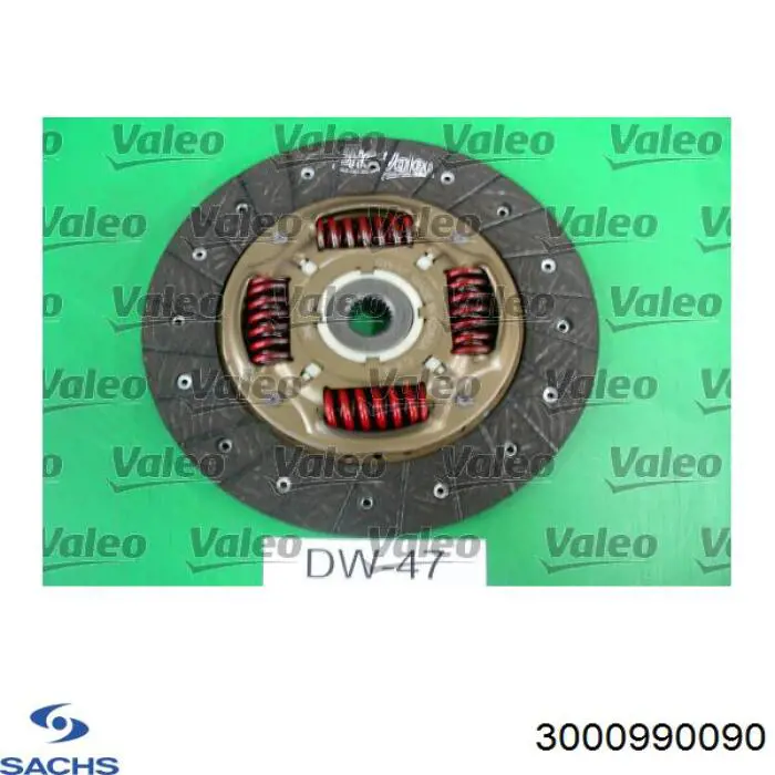 Zestaw sprzęgła (3 części) Sachs 3000990090 cena, od 176,49 USD