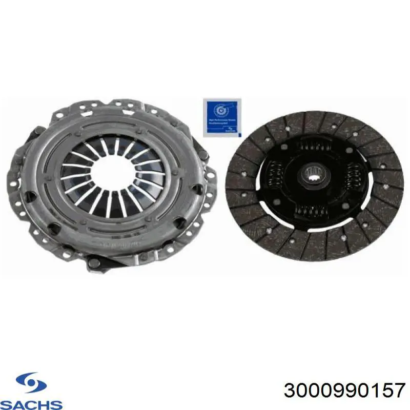 Zestaw sprzęgła (3 części) Sachs 3000990157 cena, od 206,10 USD