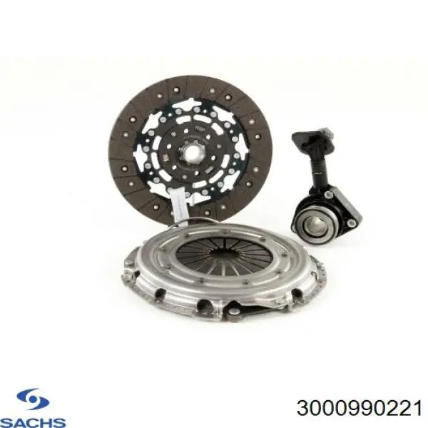 Zestaw sprzęgła (3 części) Sachs 3000990221 cena, od 219,19 USD
