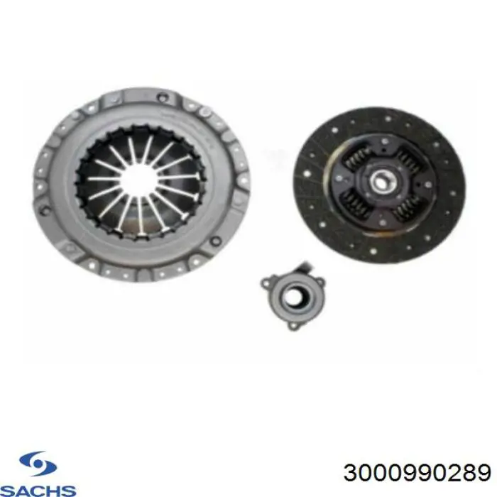 Zestaw sprzęgła (3 części) Sachs 3000990289 cena, od 220,32 USD