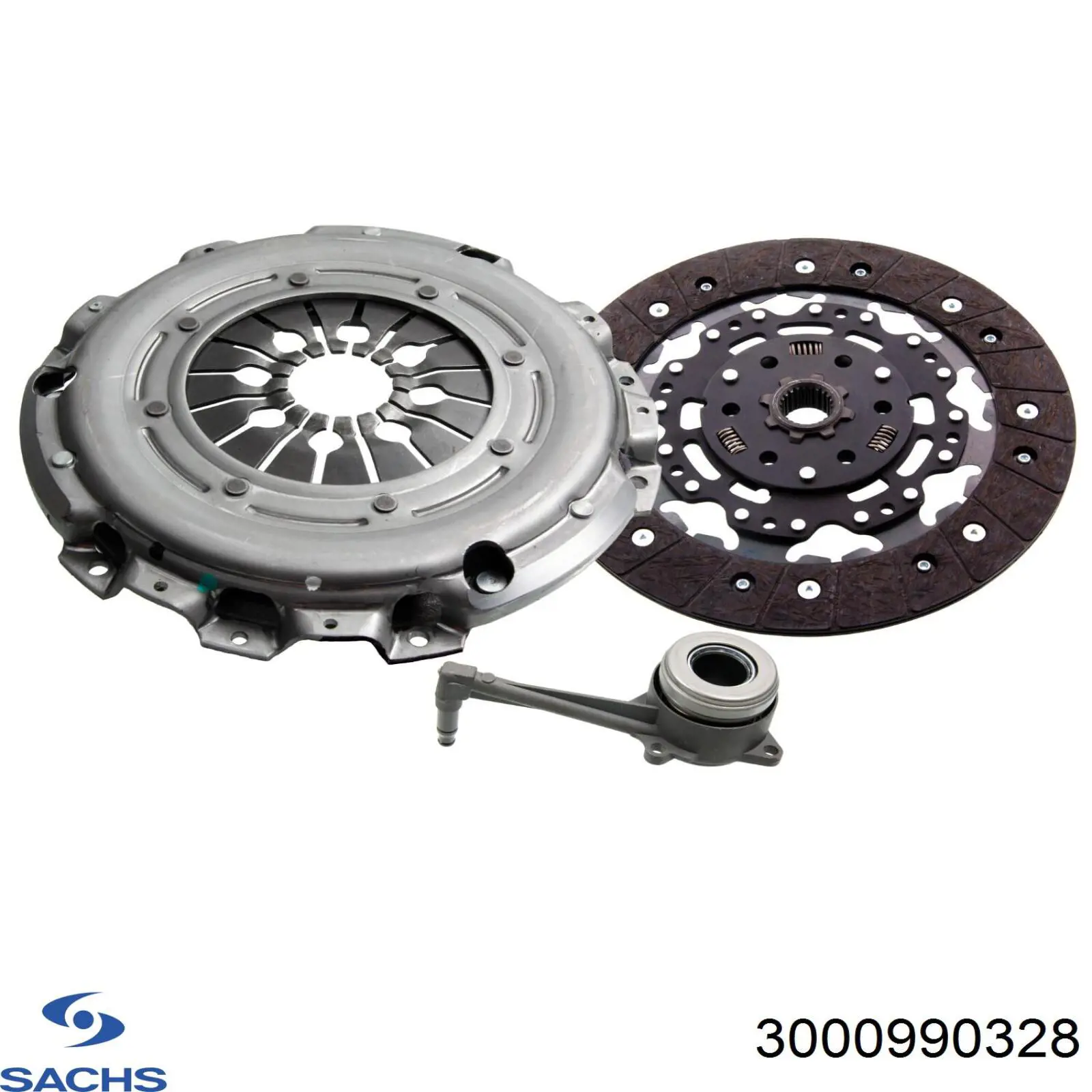 Zestaw sprzęgła (3 części) Sachs 3000990328 cena, od 386,19 USD