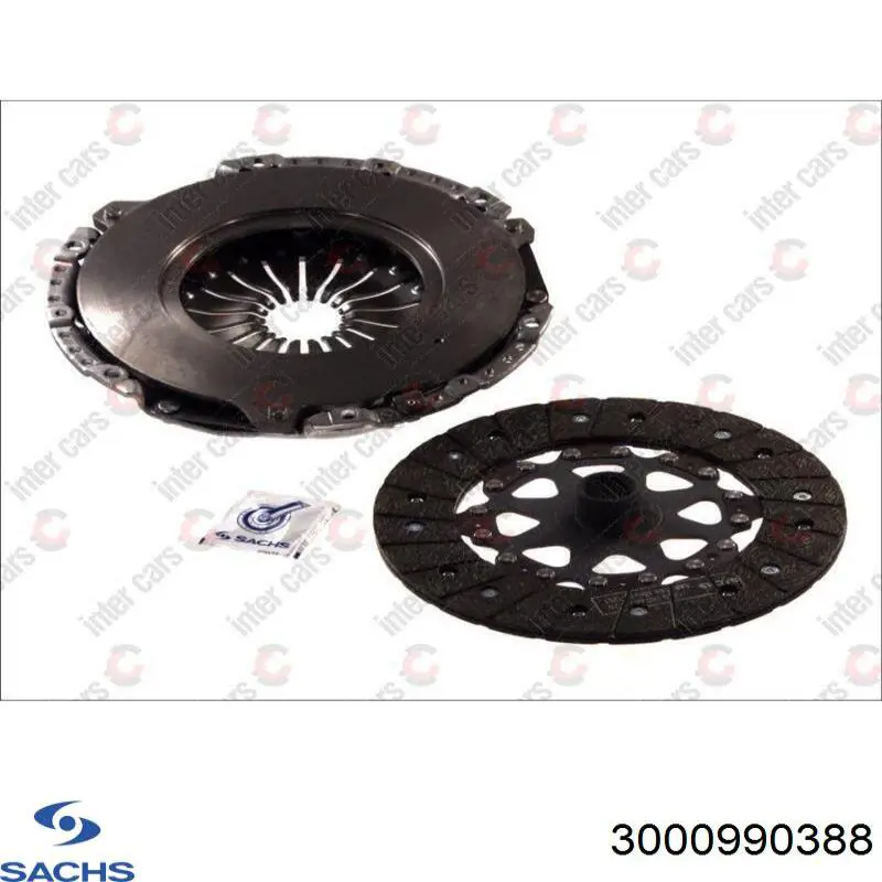 Do koszyka 3000990388 Sachs Zestaw sprzęgła (3 części)