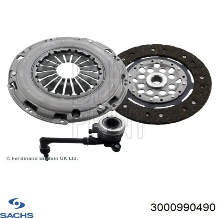 Zestaw sprzęgła (3 części) Sachs 3000990490 cena, od 177,79 USD