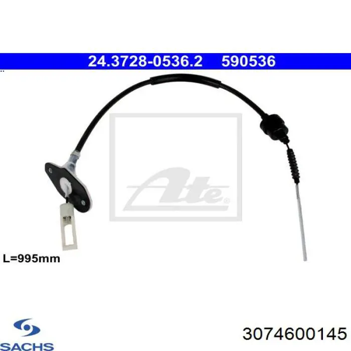 Linka sprzęgła Sachs 3074600145 cena, od 31,79 USD