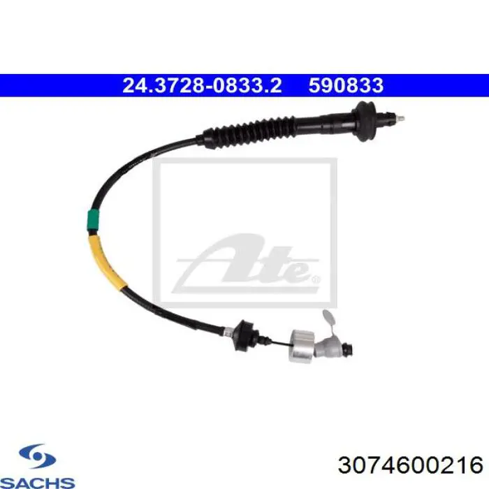 Linka sprzęgła Sachs 3074600216 cena, od 30,75 USD