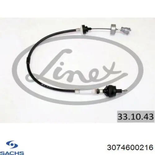 Do koszyka 3074600216 Sachs Linka sprzęgła