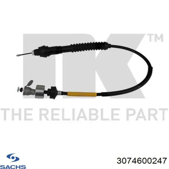 Do koszyka 3074600247 Sachs Linka sprzęgła