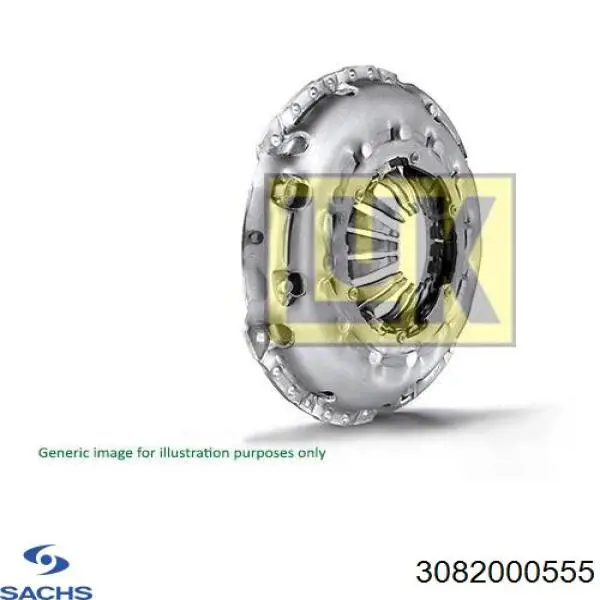 Docisk sprzęgła Sachs 3082000555 cena, od 89,08 USD