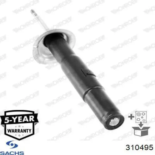 Amortyzator przedni lewy Sachs 310495 cena, od 109,07 USD