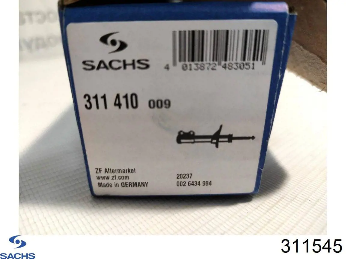 Do koszyka 311545 Sachs Amortyzator tylny