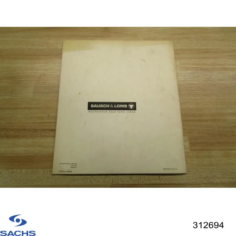 Do koszyka 312694 Sachs Amortyzator kabiny (Truck)