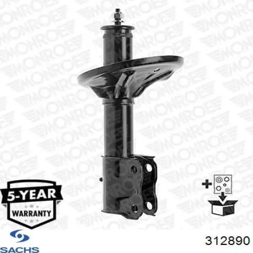 Amortyzator przedni Sachs 312890 cena, od 63,88 USD