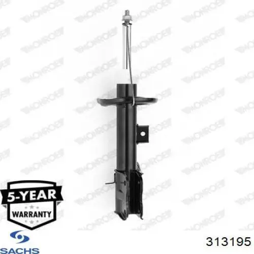 Amortyzator przedni prawy Sachs 313195 cena, od 80,02 USD