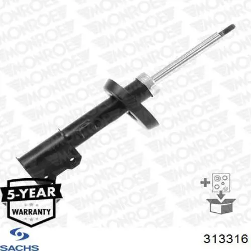 Do koszyka 313316 Sachs Amortyzator przedni