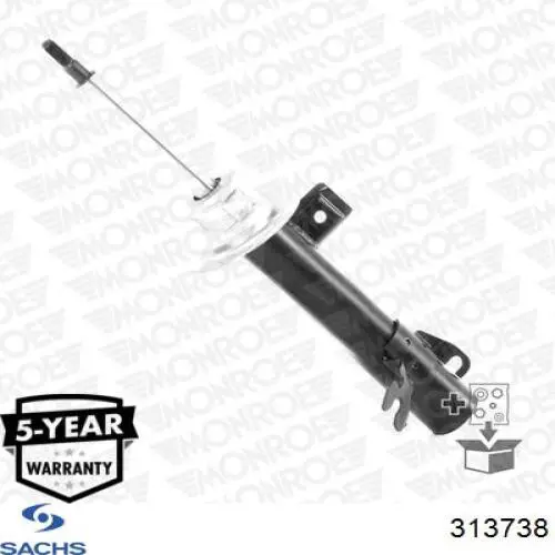 Do koszyka 313738 Sachs Amortyzator przedni lewy