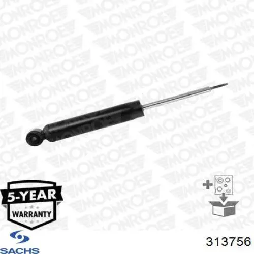 Amortyzator tylny Sachs 313756 cena, od 87,89 USD