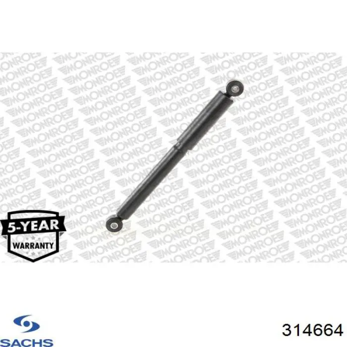Do koszyka 314664 Sachs Amortyzator tylny