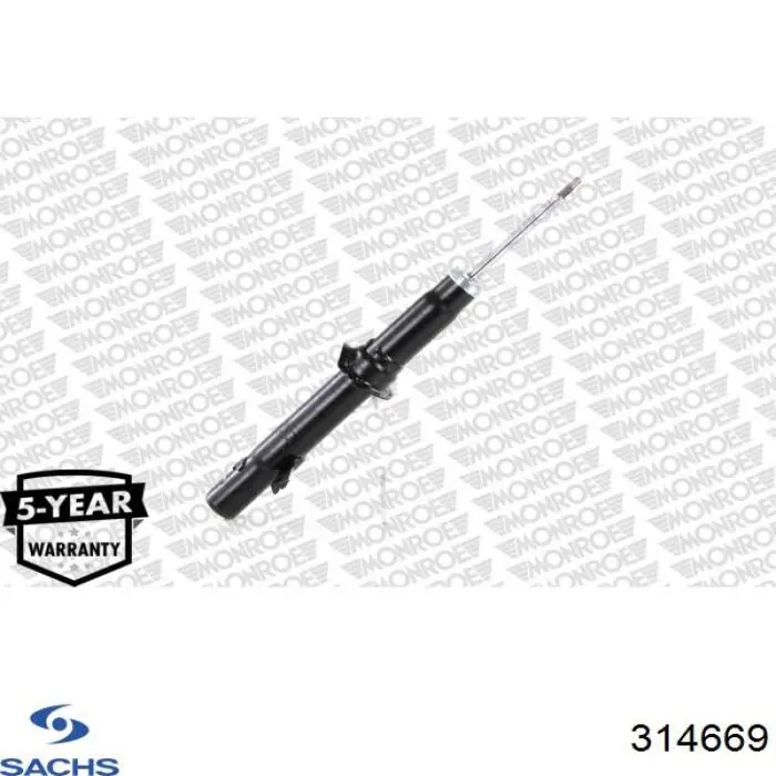 Do koszyka 314669 Sachs Amortyzator przedni prawy