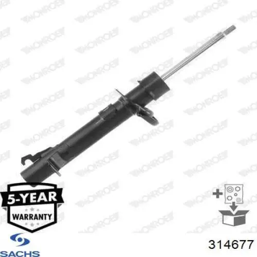 Do koszyka 314677 Sachs Amortyzator przedni lewy
