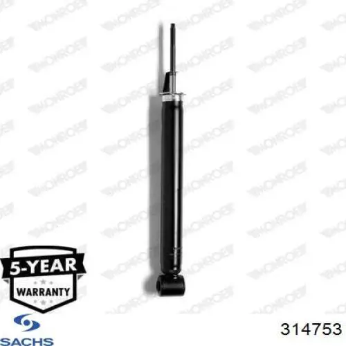 Amortyzator tylny Sachs 314753 cena, od 33,66 USD